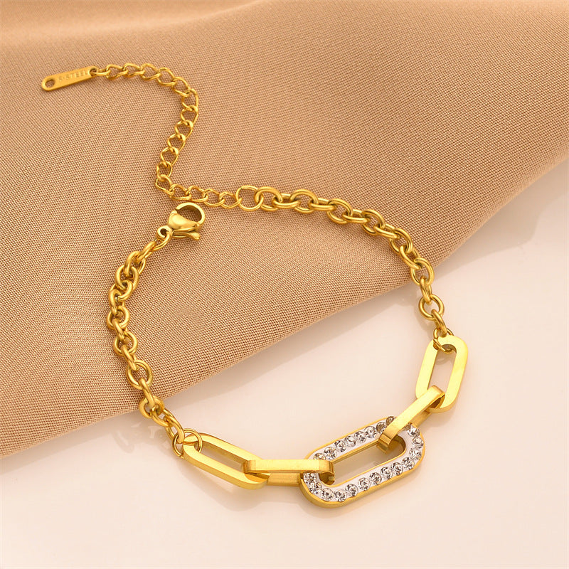 Hand Chain With Oval - RareGloo