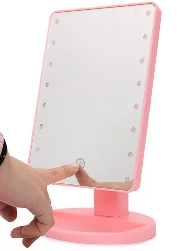 Portable 360° Touch LED Makeup Mirror - RareGloo