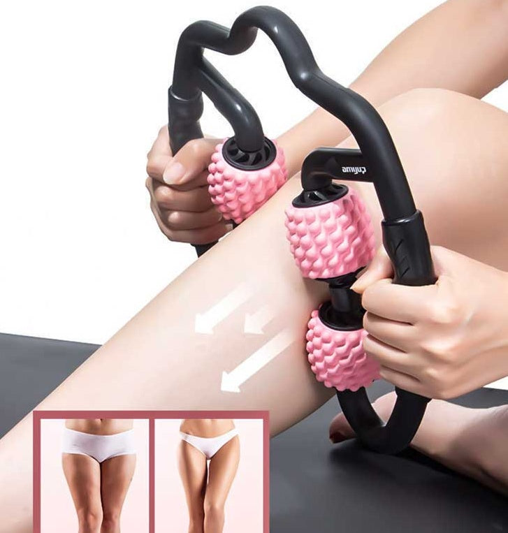 U-Shape Trigger Point Massage Roller — Deep Tissue Relief Anytime, Anywhere - RareGloo