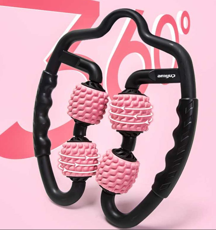 U-Shape Trigger Point Massage Roller — Deep Tissue Relief Anytime, Anywhere - RareGloo