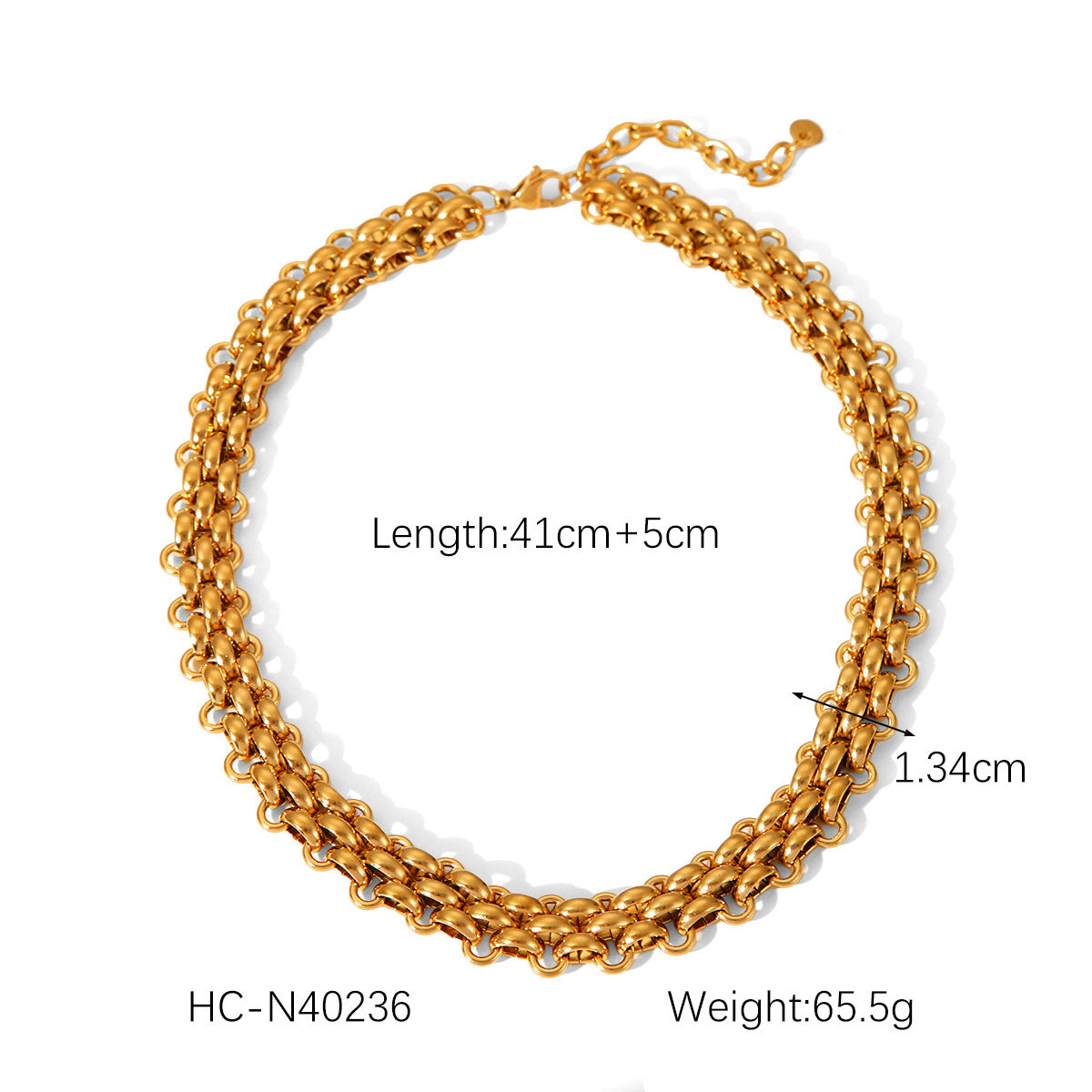 Fashion 18K Gold Plated Handmade Chain Ball Bead Chain - RareGloo
