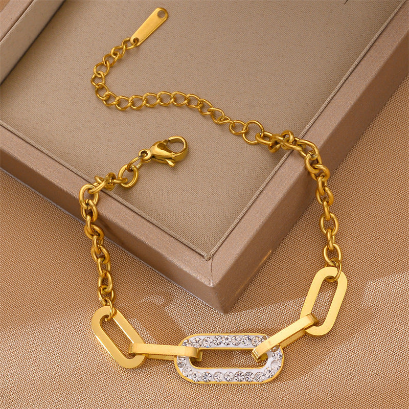 Hand Chain With Oval - RareGloo