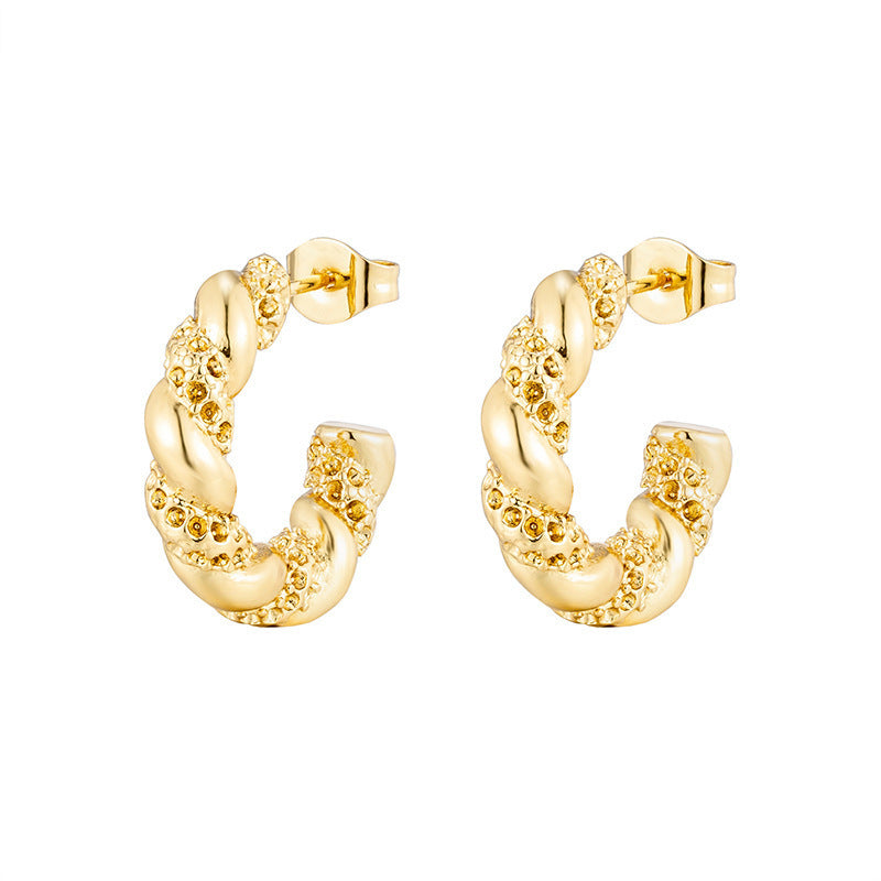 Stainless Steel High-grade Light Luxury Wheat Earrings - RareGloo