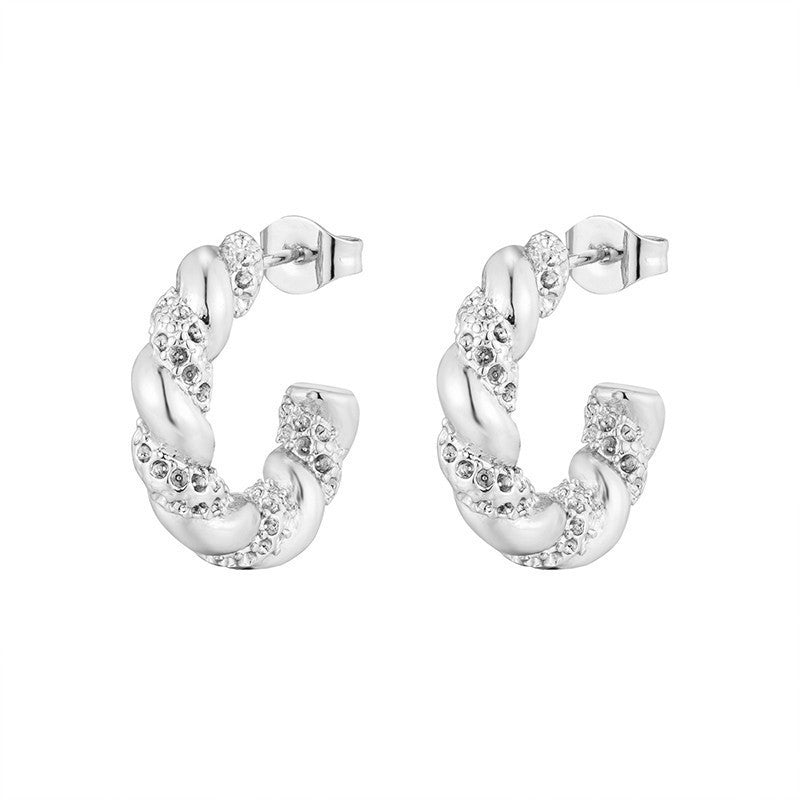 Stainless Steel High-grade Light Luxury Wheat Earrings - RareGloo