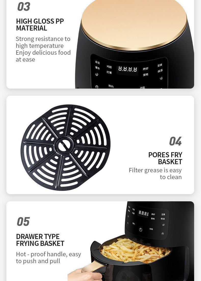 Air Fryer with Smart Touch – Crispy Results, Guilt-Free Cooking - RareGloo