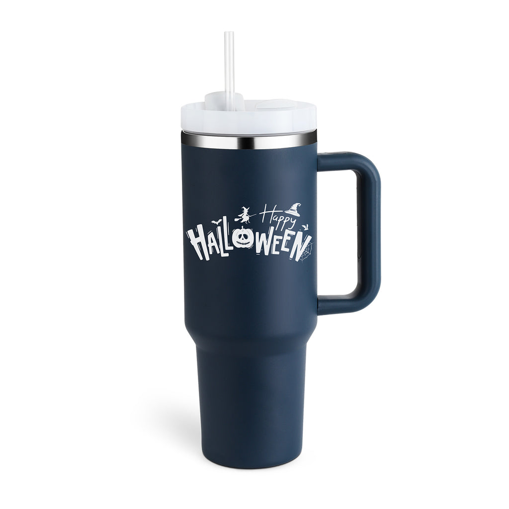 40 Oz Tumbler With Handle Straw – Insulated Stainless Steel Spill Proof Vacuum Coffee Cup - RareGloo