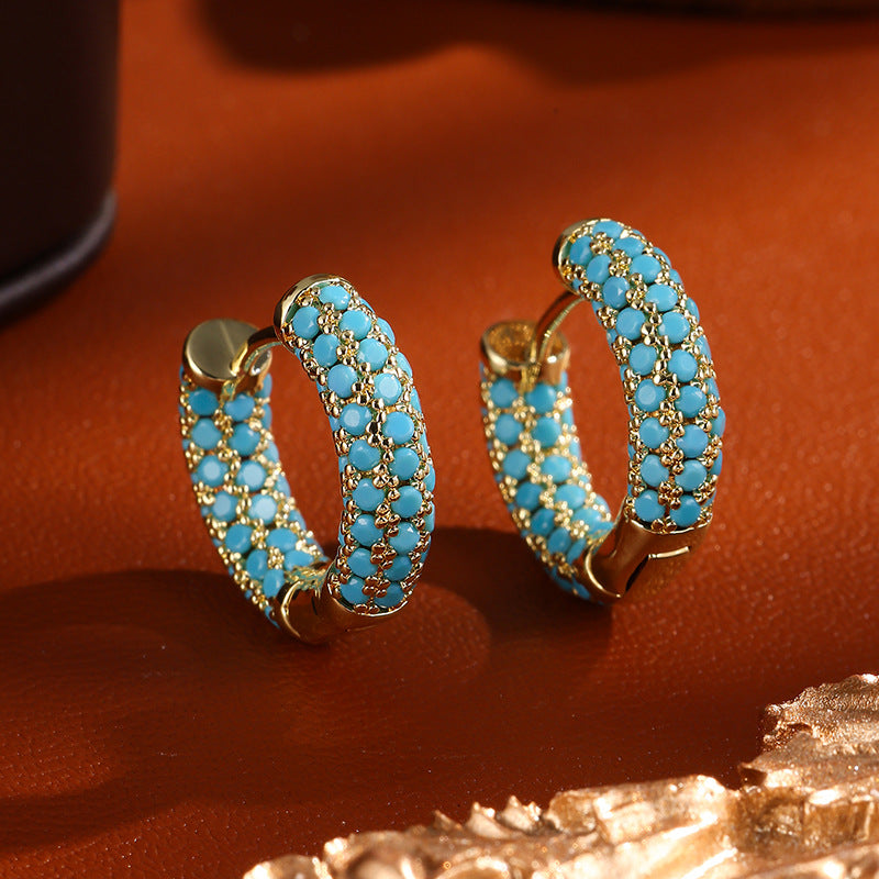 Women's Affordable Luxury Fashion Zircon Earrings - RareGloo