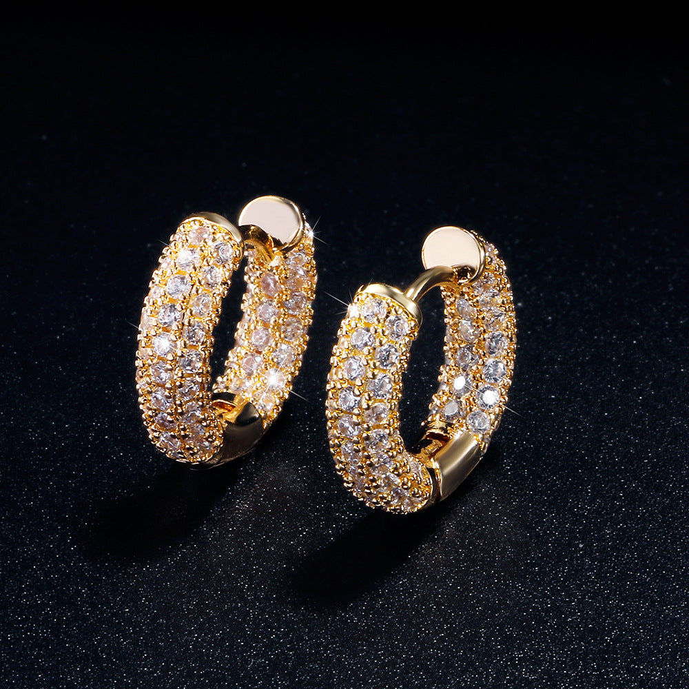 Women's Affordable Luxury Fashion Zircon Earrings - RareGloo
