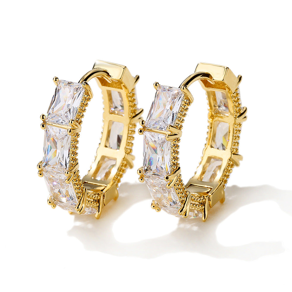 Women's Affordable Luxury Fashion Zircon Earrings - RareGloo