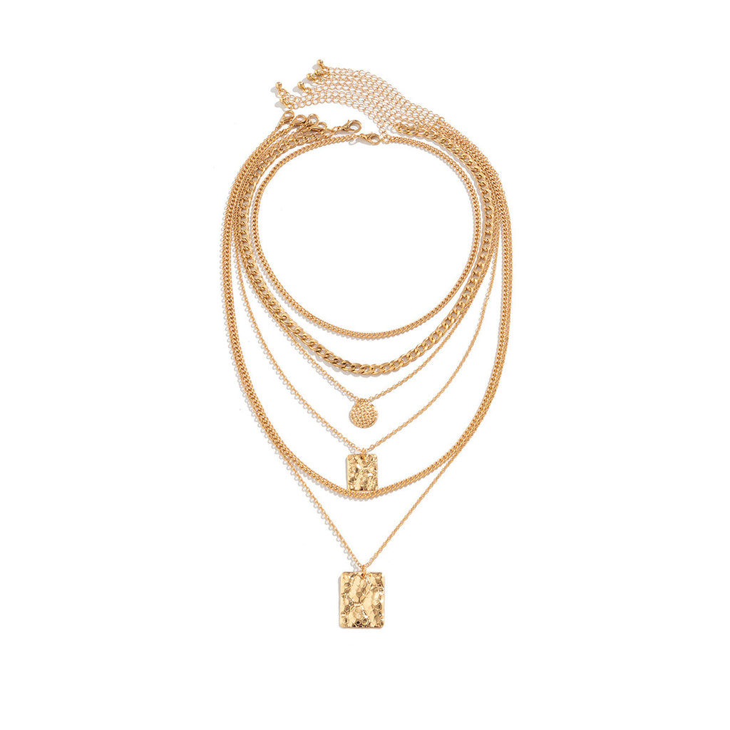 Niche Chain Twin Necklace Sweet Cool - RareGloo