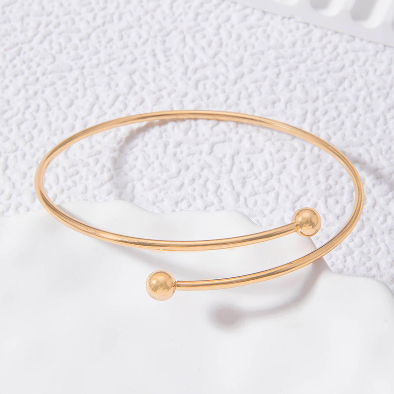Bow Letter Personality Geometric Irregular Bracelet - RareGloo