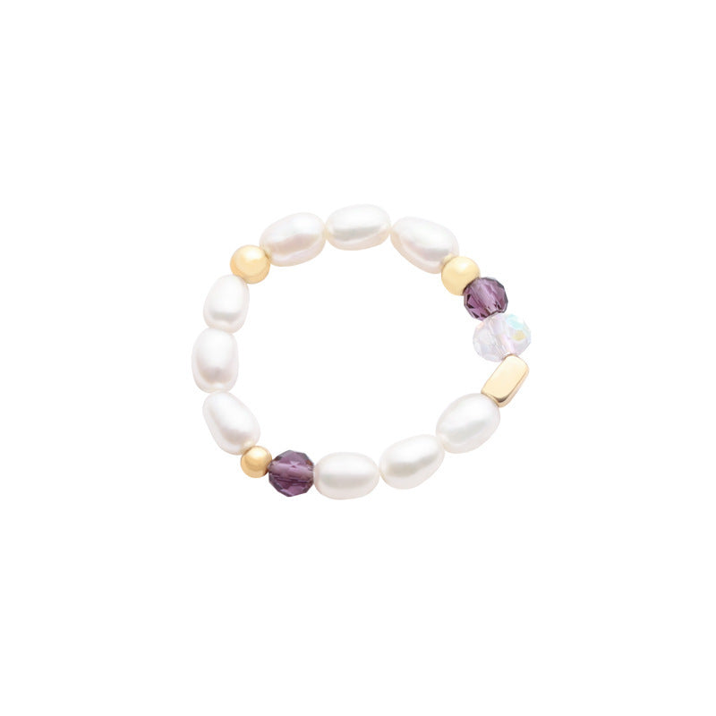 S925 Sterling Silver Natural Freshwater Small Pearl Bracelet – Niche Beaded - RareGloo